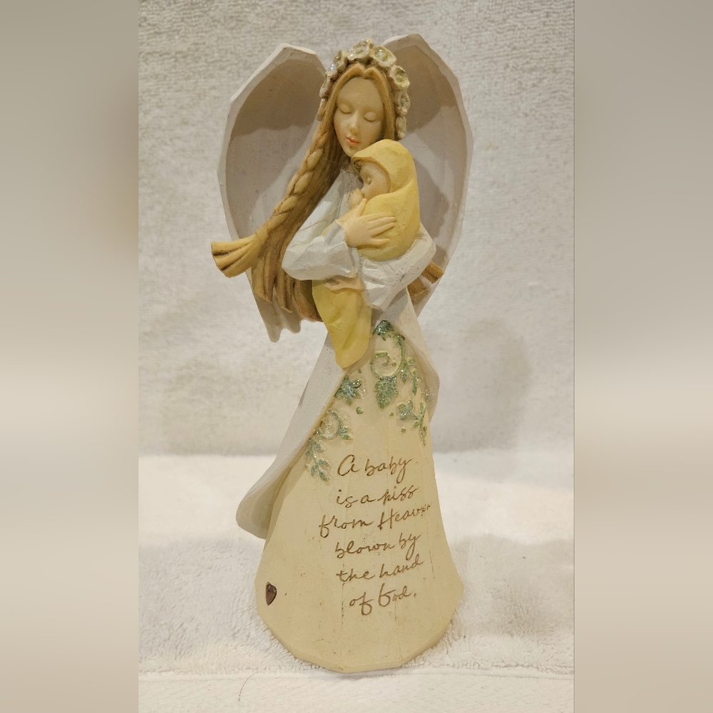 BABY IS A KISS FROM HEAVEN FIGURINE